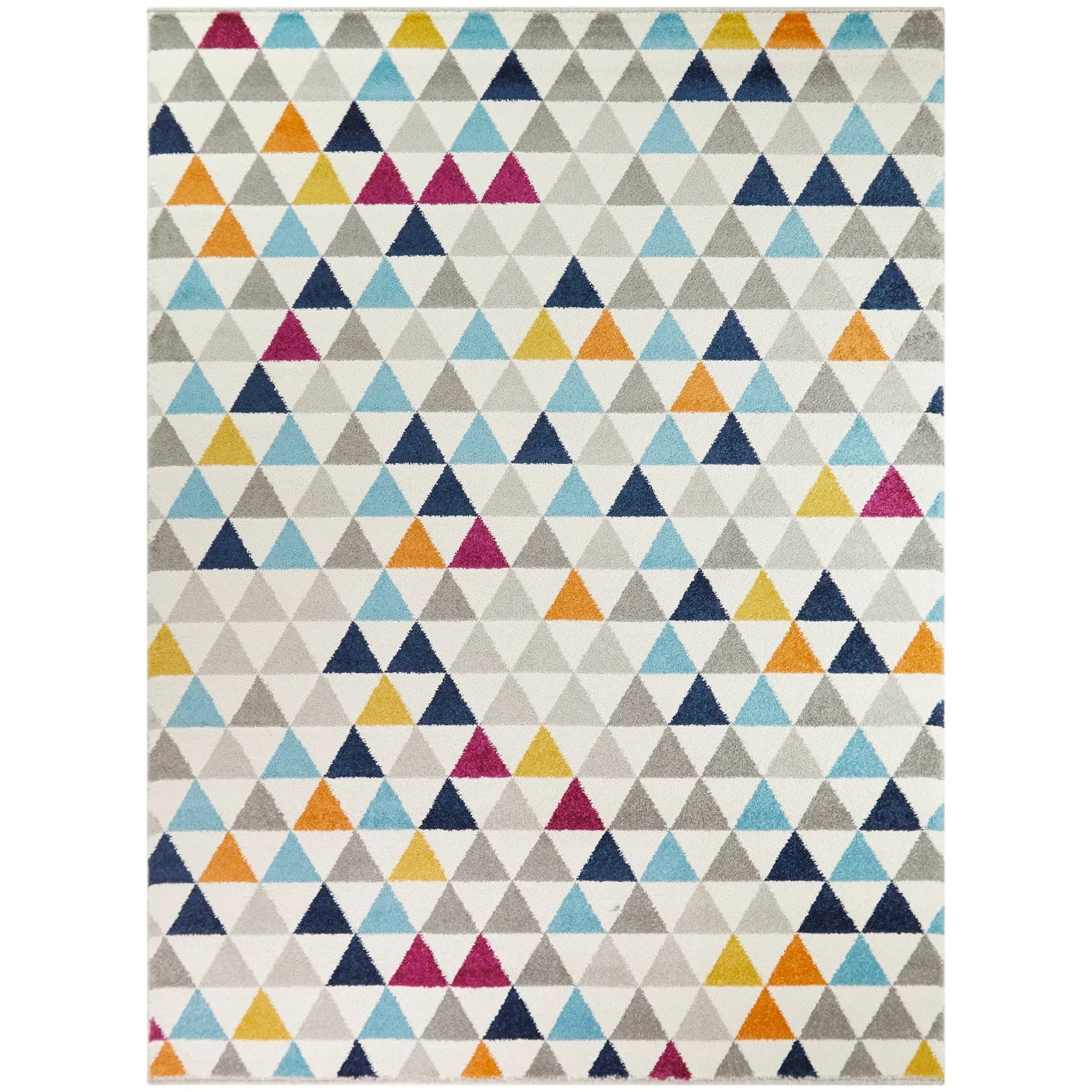 Balta Modern Triangles Multicolor 5 ft. x 7 ft. Geometric Area Rug