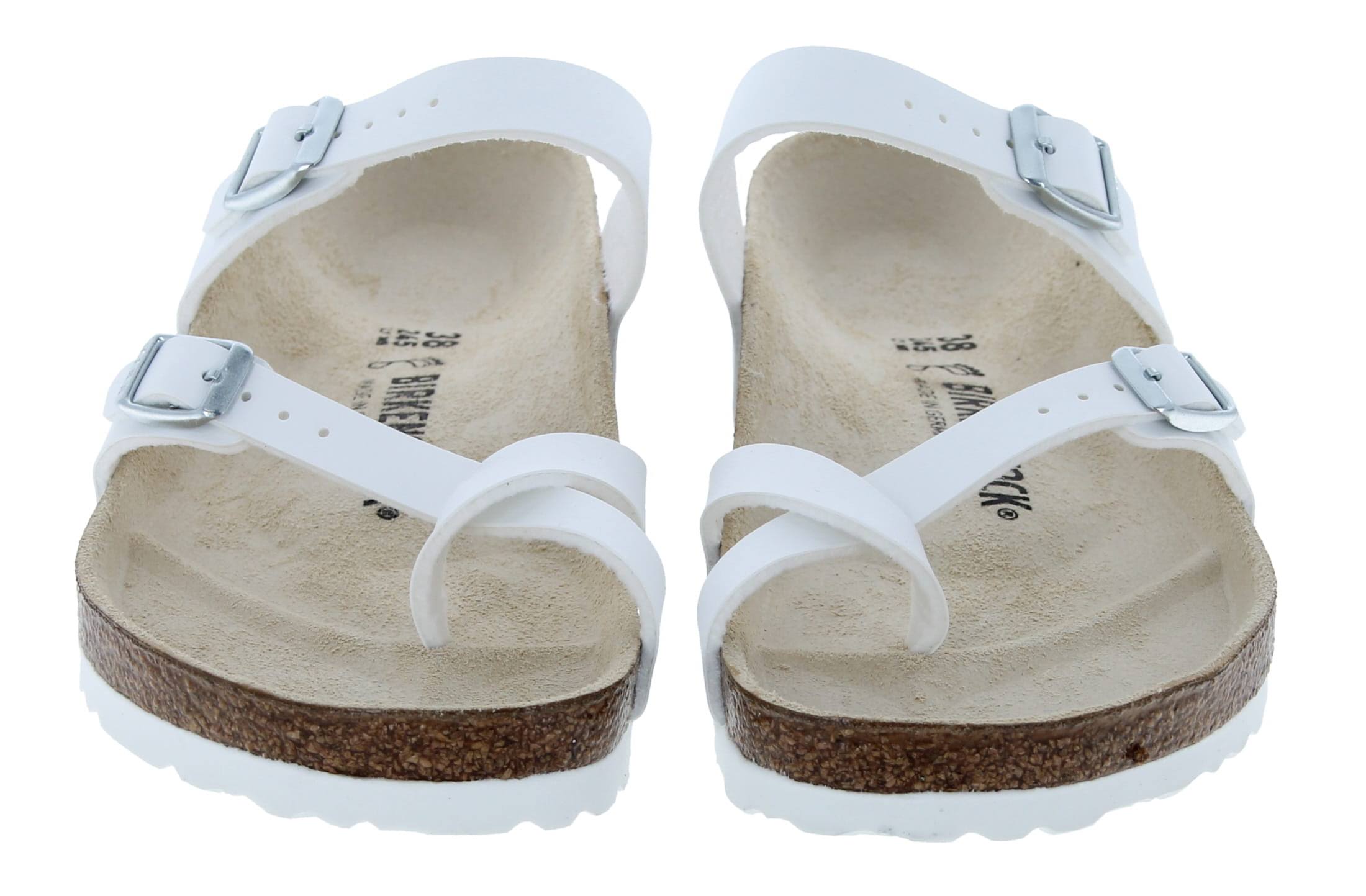 Birkenstock Mayari Birko Flor, Women, White / 37