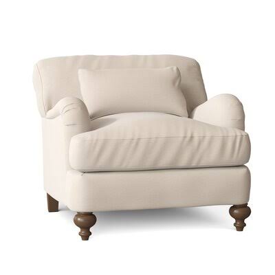 Wivenhoe 39x22 W Armchair Birch Lane Body Fabric: Bayou Natural