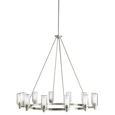 Latitude Run Styx 12-Light Shaded Chandelier