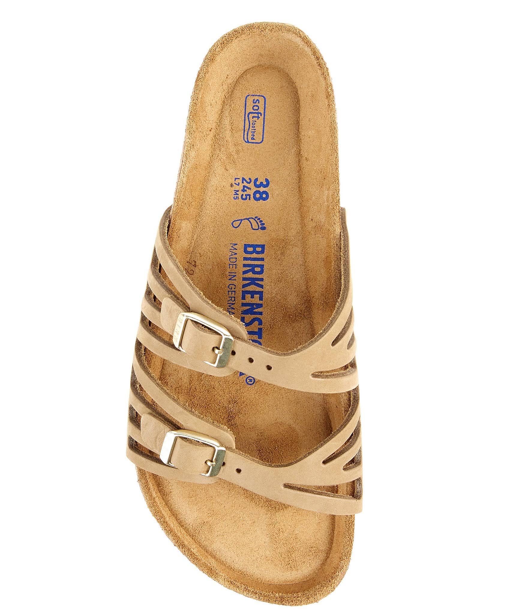 Birkenstock Women's Granada Soft Footbed Nubuck Suede Sandals - 11M