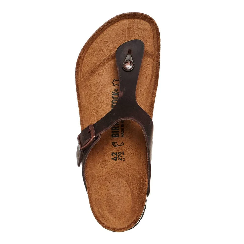 Birkenstock - GIZEH_OILED-LEATHER - Brown / 42