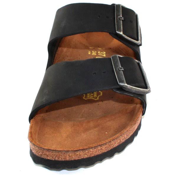 Birkenstock Arizona - Black Oiled Leather Size 42