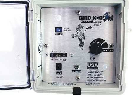 Bird-X GB-1 Electronic Goose Repeller,Cov. 1.5 Acres