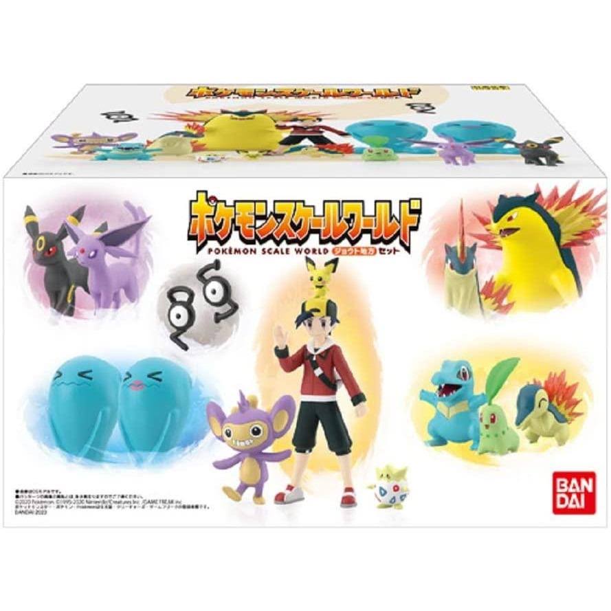 Bandai Gashapon Pokemon Scale World Johto Mini Figure - Box Set