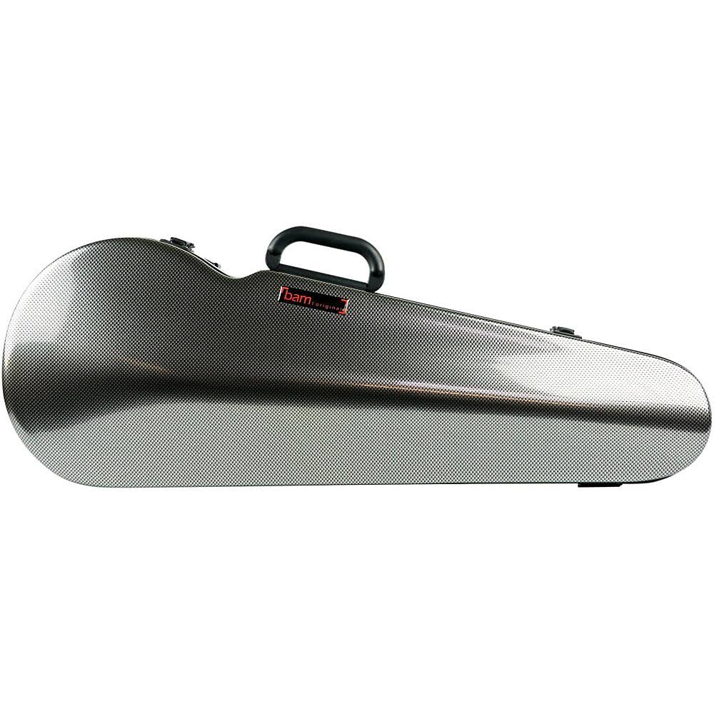 BAM 2200XL Contoured Hightech Adjustable Viola Case Silver Carbon
