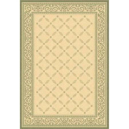 Astoria Grand Beasley Natural/Olive Outdoor Rug
