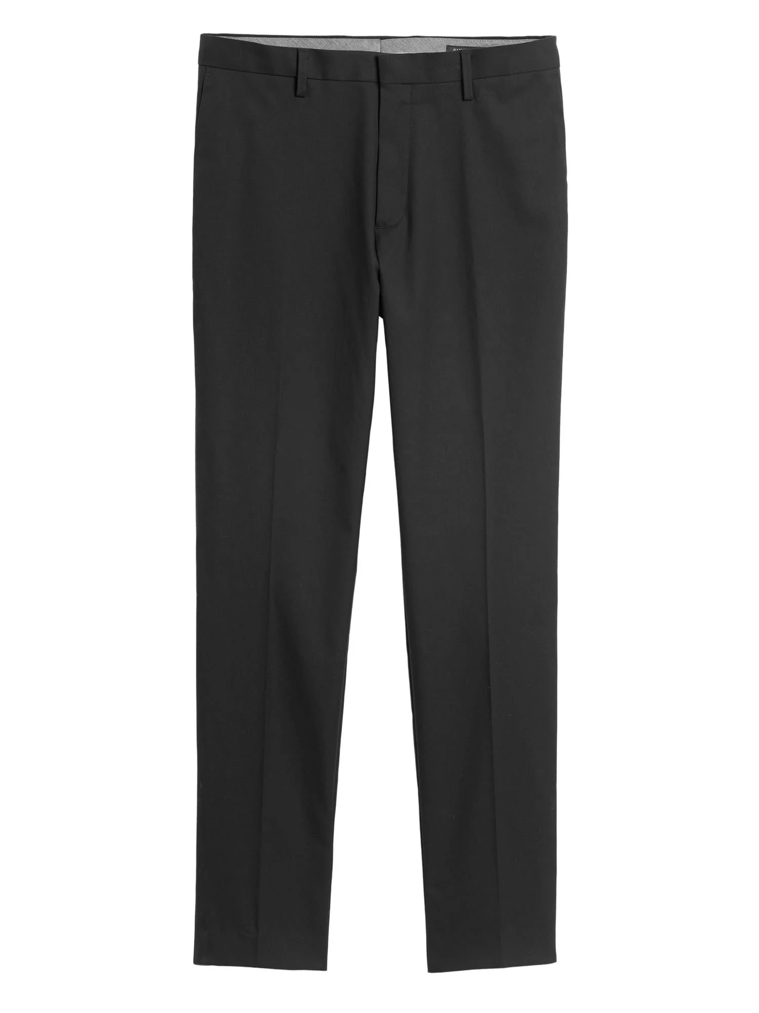 Banana Republic Men's Slim Solid Non-Iron Stretch Pant Black Tall Size 35W 36L
