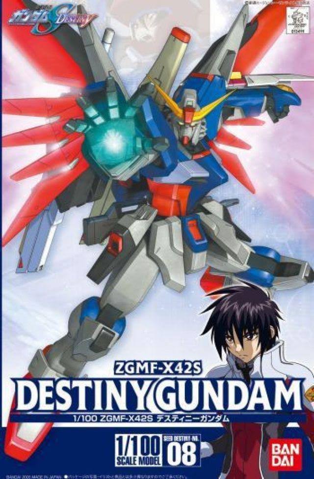 Bandai Hobby #8 Destiny Gundam 1/100 Seed Destiny Action Figure