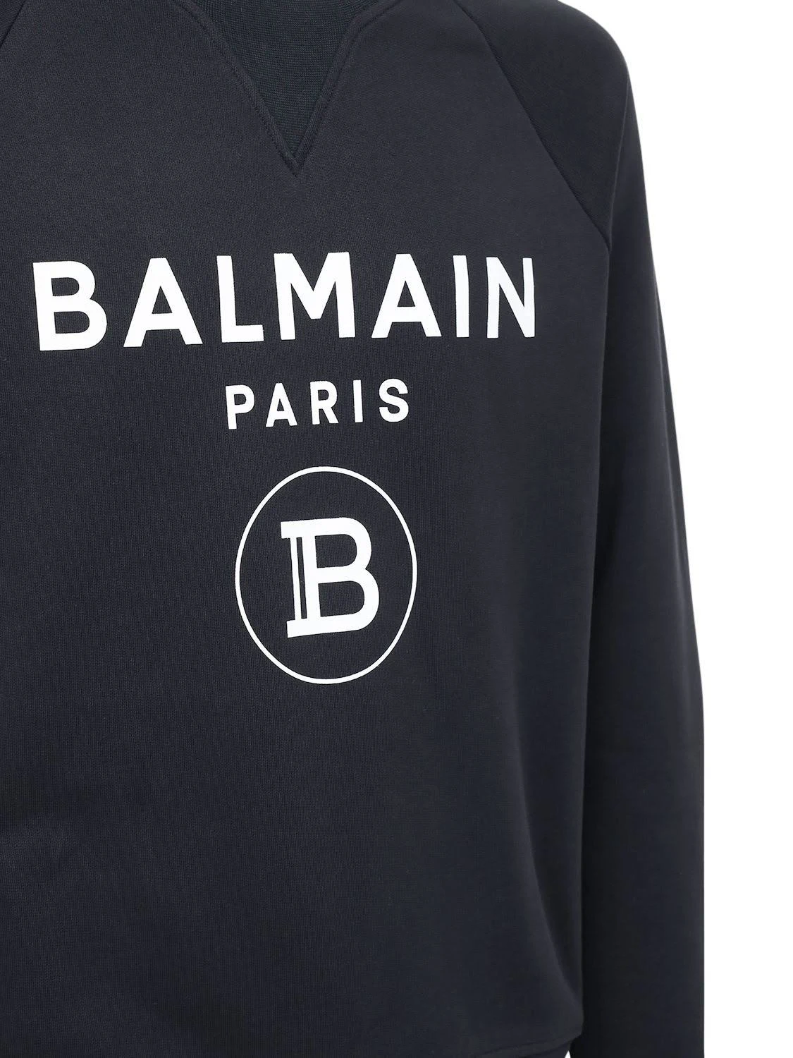 Balmain Sweatshirt with Logo Men's Black