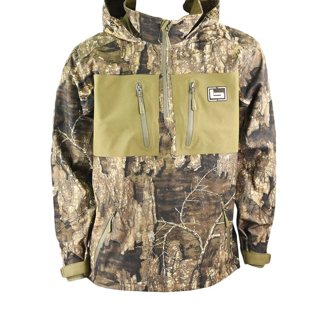 Banded Waterproof 1/4 Zip Hooded Pullover