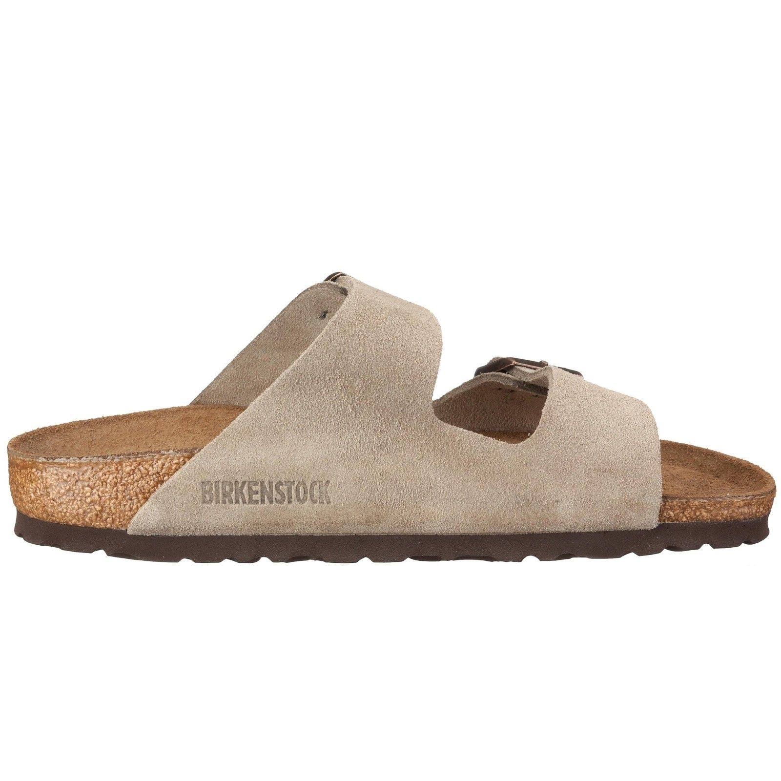 Birkenstock Arizona Sandal - 38 - Taupe Suede