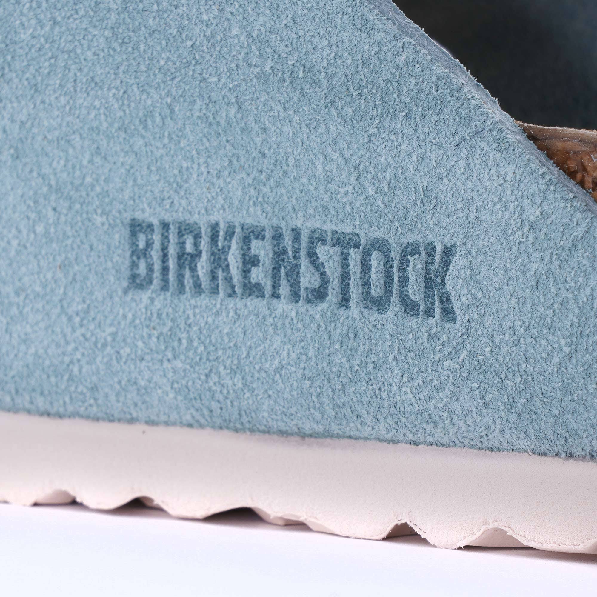 Birkenstock Arizona SFB Suede Double Strap Sandals - Blue
