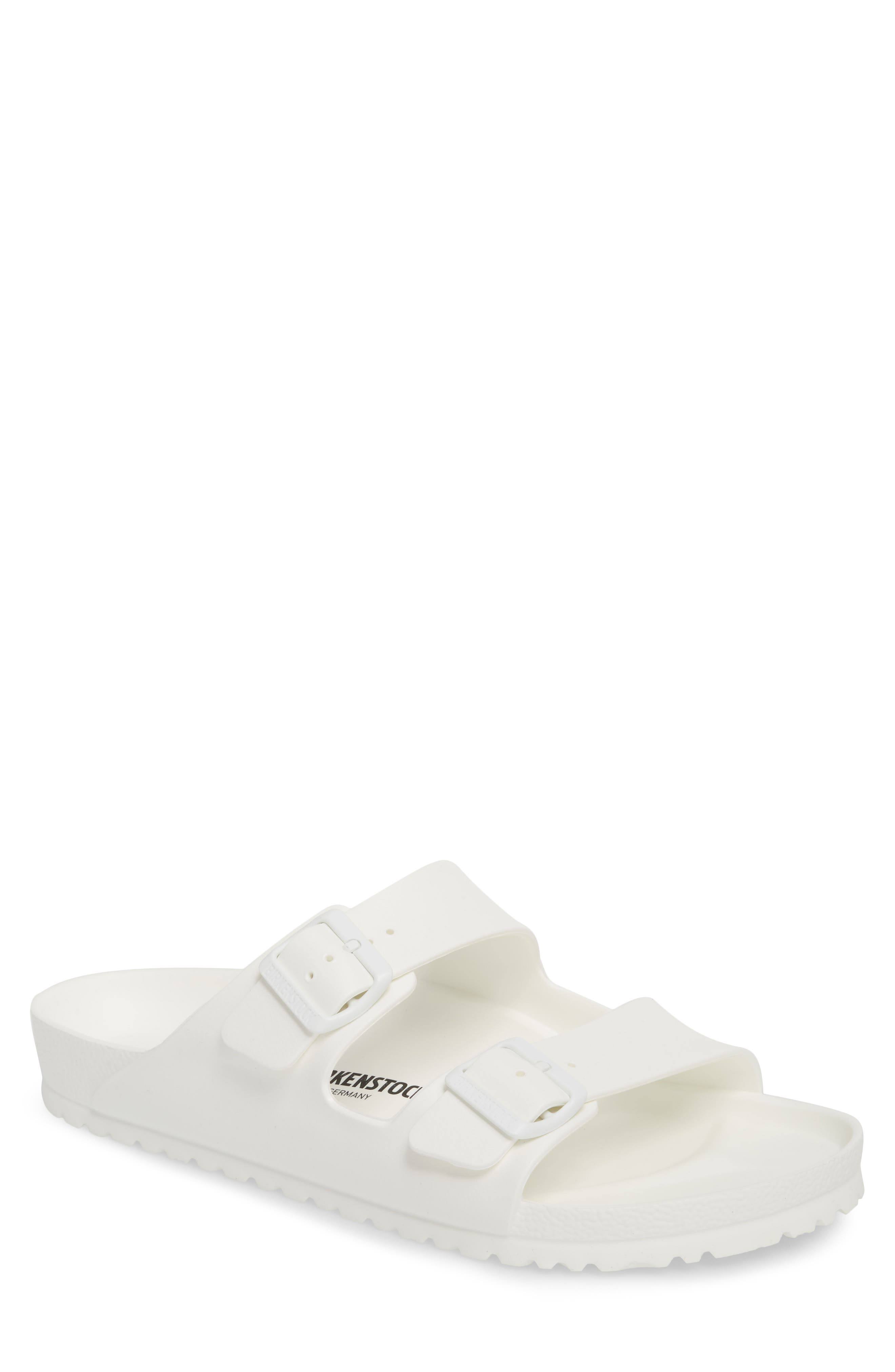 Birkenstock Arizona Essentials Men's Sandals White : 41 (US Men's 8-8.5) Regular