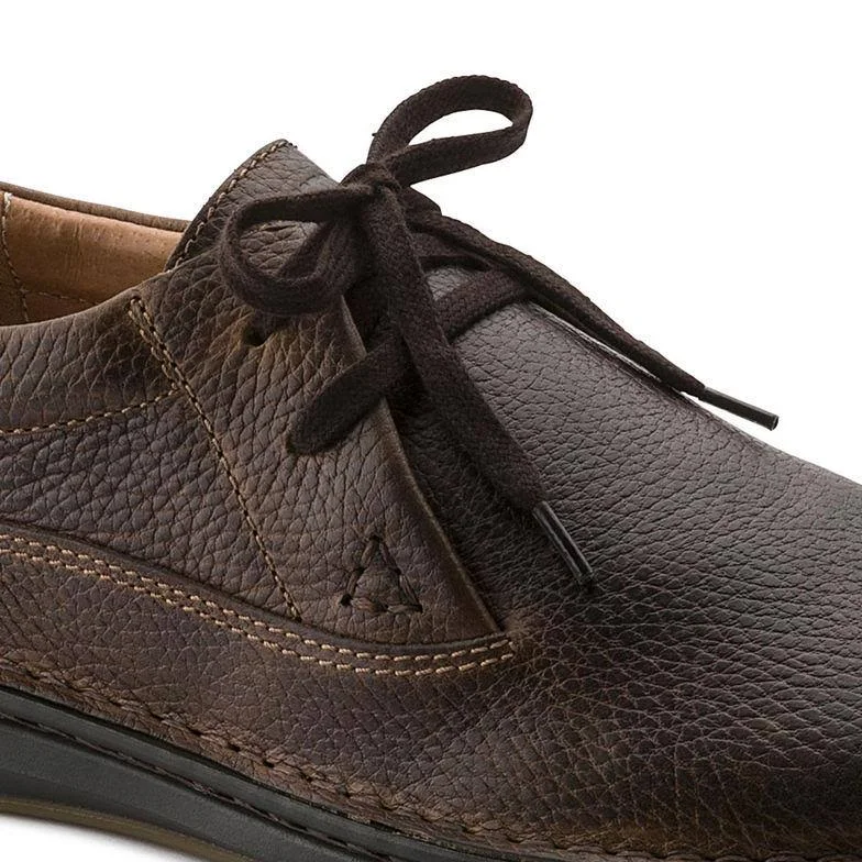 Birkenstock Men's Memphis Shoe - 41 - Dark Brown Leather