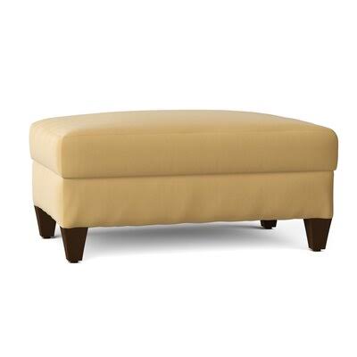 Birch Lane Fairchild 44x22 Rectangle Standard Slipcovered Ottoman Body Fabric: Bayou Sunshine