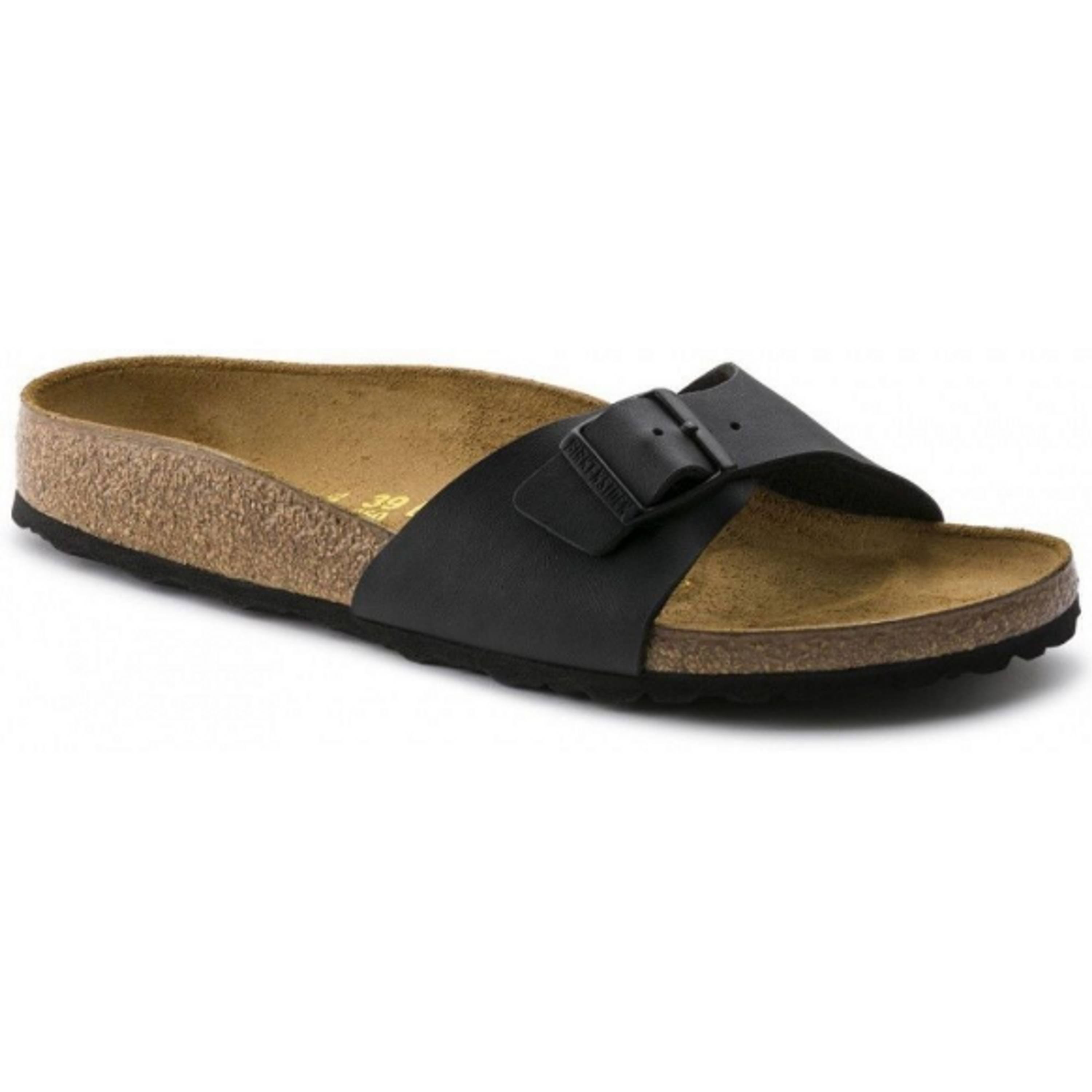Birkenstock Madrid 40791 Ladies Birko-Flor Black: Size 42