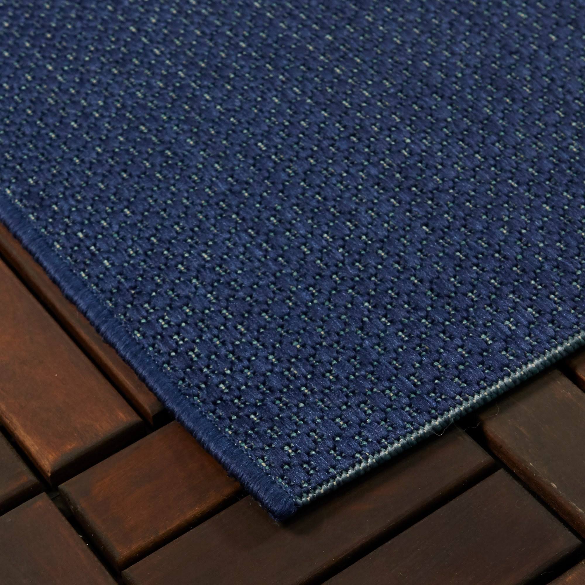 BALTA Read Blue 5 ft. x 7 ft. Modern Indoor/Outdoor Area Rug