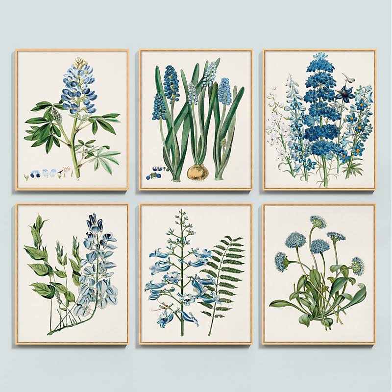 Beyond Blue Framed Print 20x22 x 16x22 - Ballard Designs