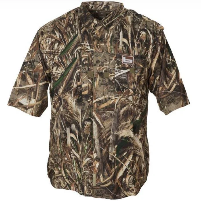 Banded Lightweight Short Sleeve Hunting Shirt, Size: XL, Realtree Max 5