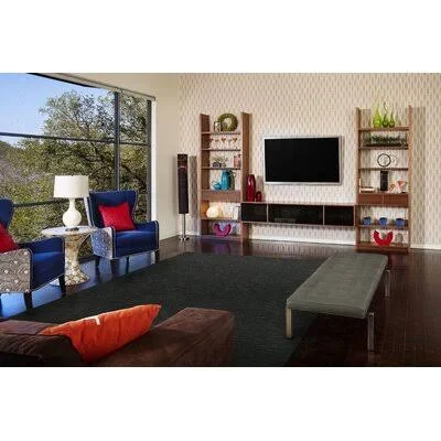 Larissa Handmade Tufted Wool Charcoal Area Rug Brayden Studio Rug Size: Rectangle 9&6x22 x 13&6x22