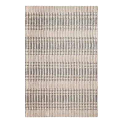Tufted Hand-Woven Wool Beige/Gray Area Rug