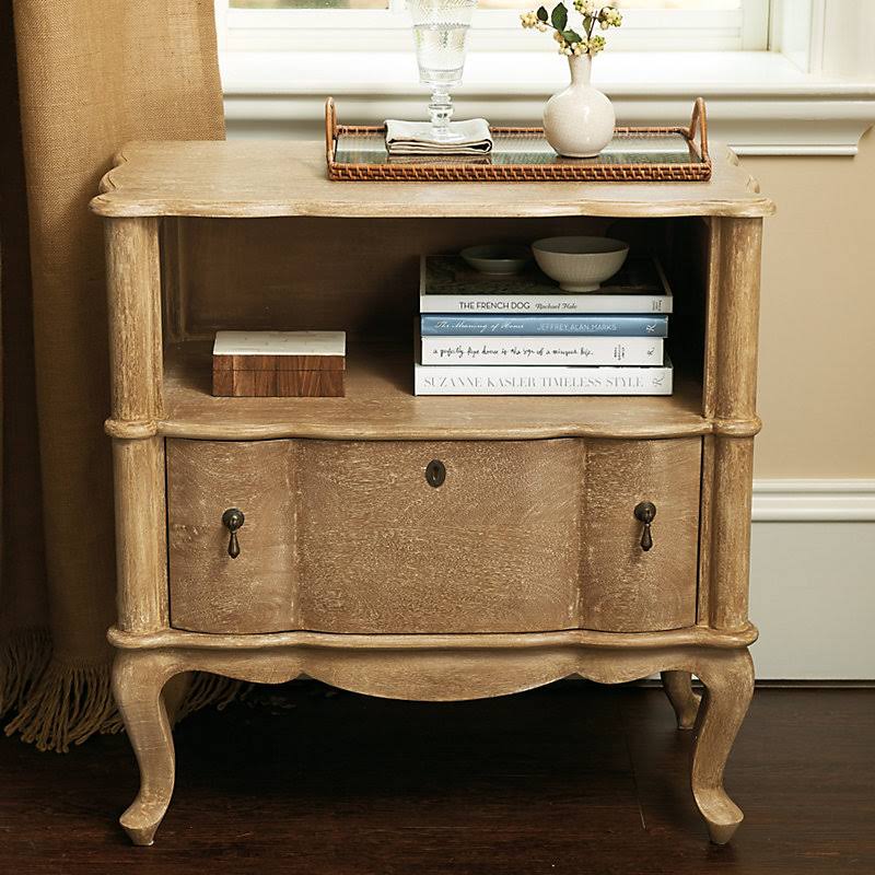 Serpentine 1-Drawer Side Table - Ballard Designs