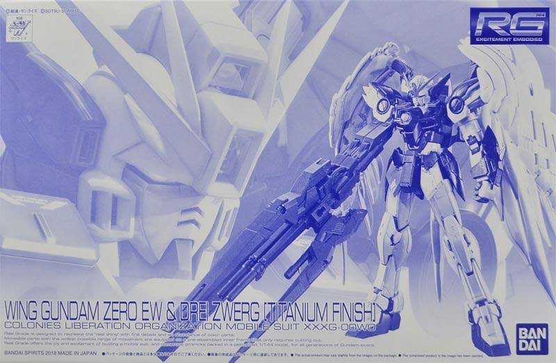 *RG Wing Gundam Zero EW & Doraitsubaku [Titanium Finish] 1/144