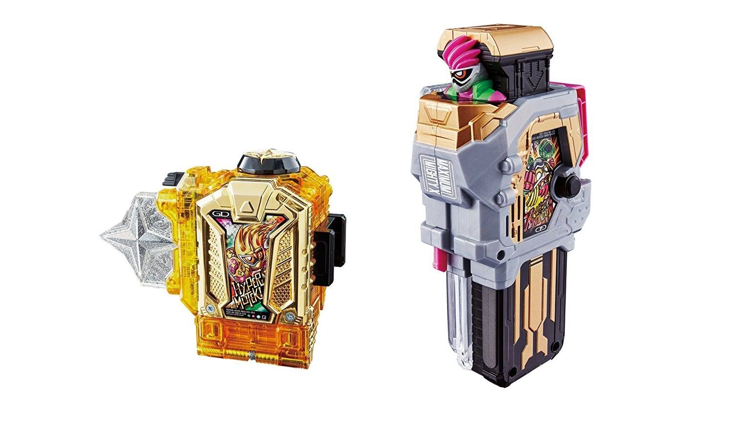 Kamen Rider EX-AID DX Hyper Mutikiga Shut & Maximum Mighty x Gashat Set Japan
