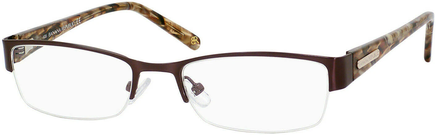 Banana Republic Larissa Eyeglasses - 0JHE Brushed Chestnut