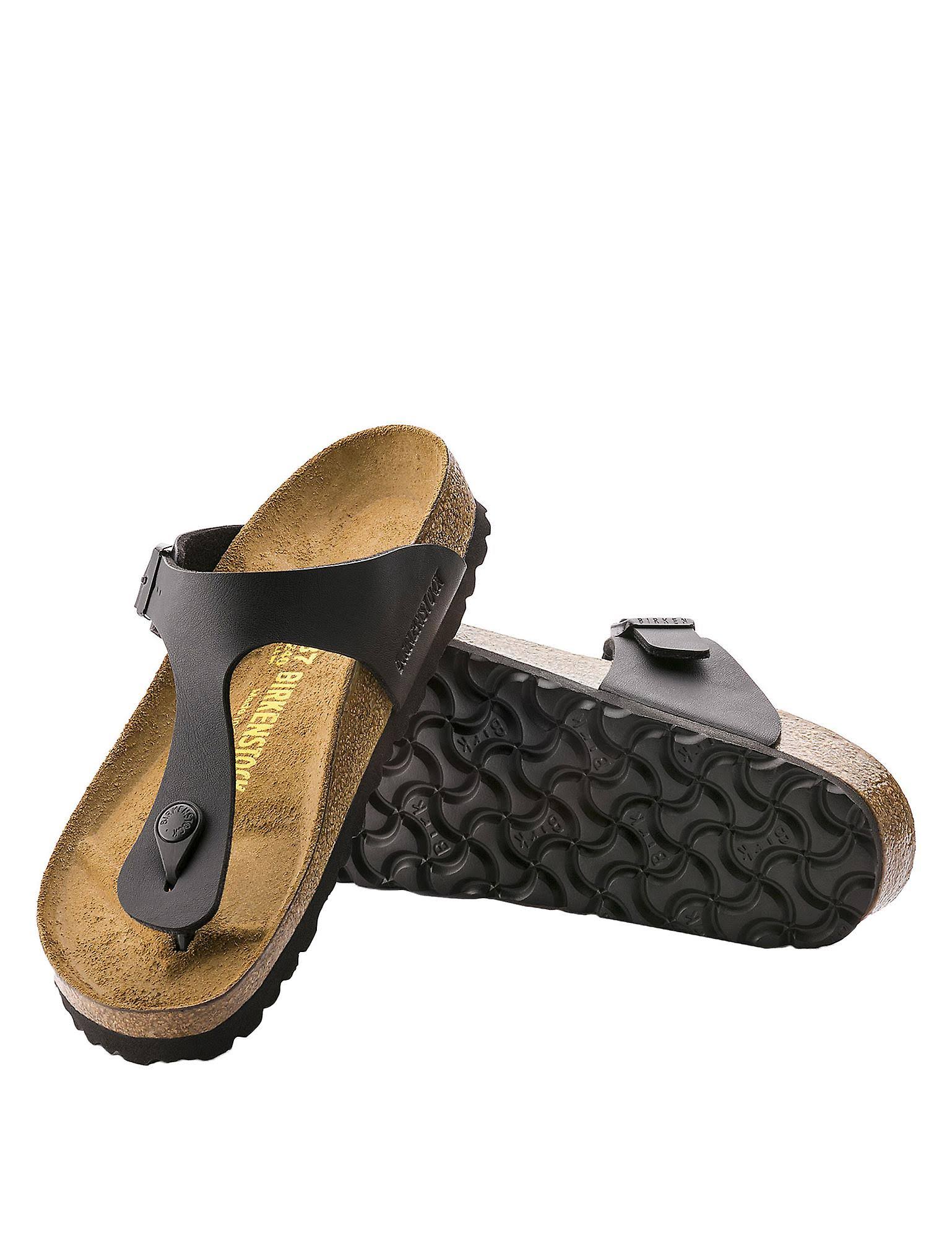 Birkenstock Gizeh Birko-Flor Sandals Black - 39