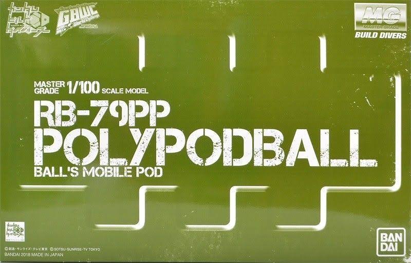 Bandai 1/100 mg Polypod Ball Gundam Build Divers&&