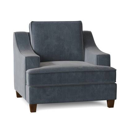 Lise 39x22 Wide Armchair Birch Lane Body Fabric: Empire Shadow