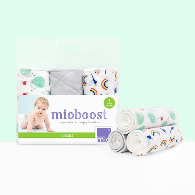 Bambino Mio Diaper Boosters - 3 Pack, Snail Surprise