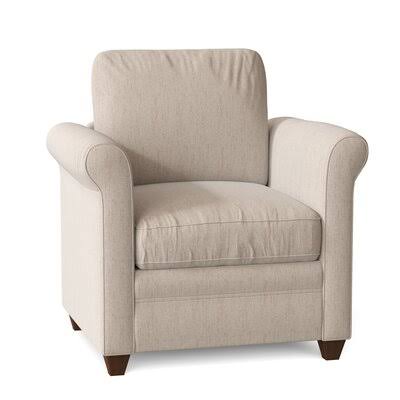 Allensby 35x22 Wide Armchair Birch Lane Body Fabric: Curious Pearl
