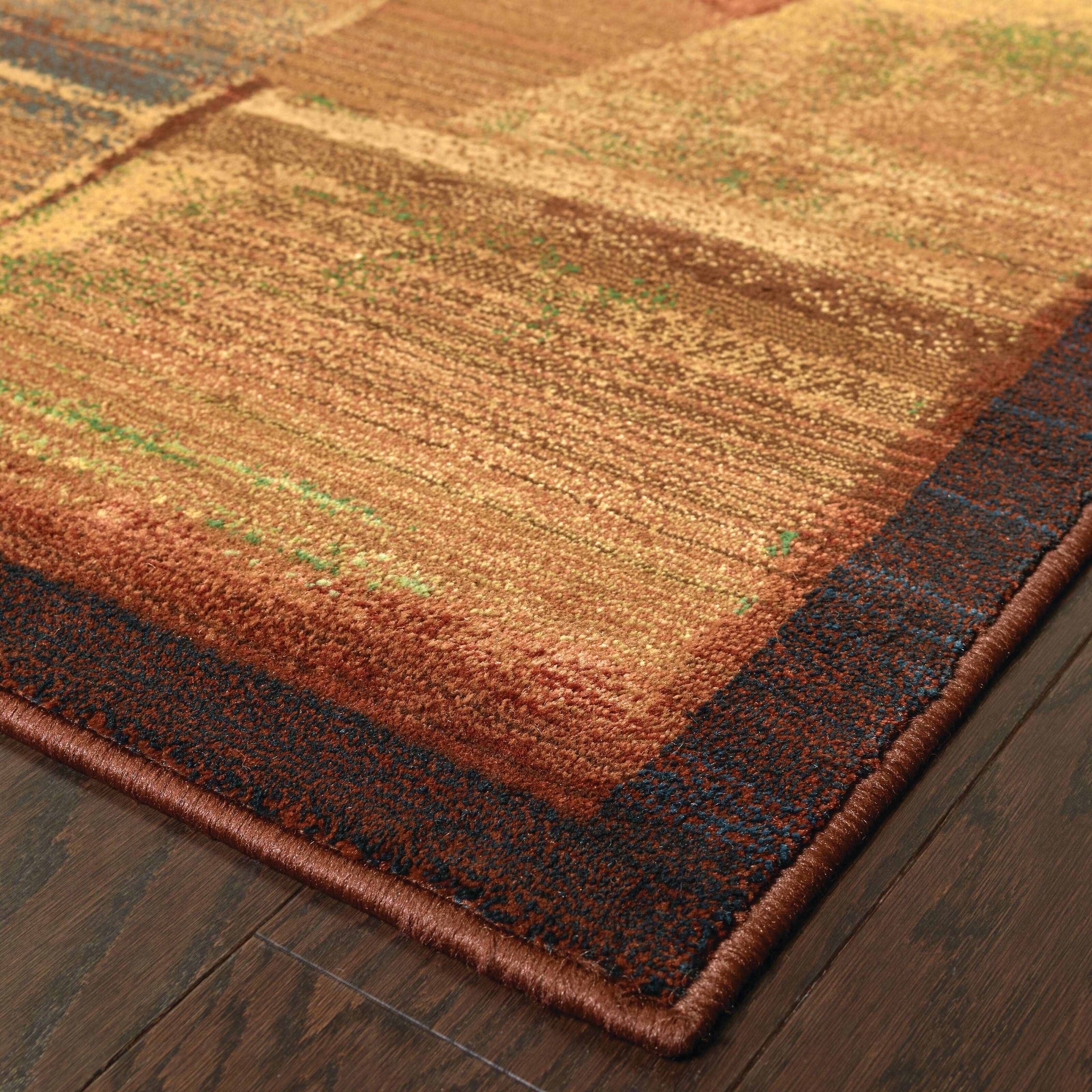 Style Haven Kharma II Red/ Green Rug (2&3 x 4&5) - 2&3 inch x 4&5 inch