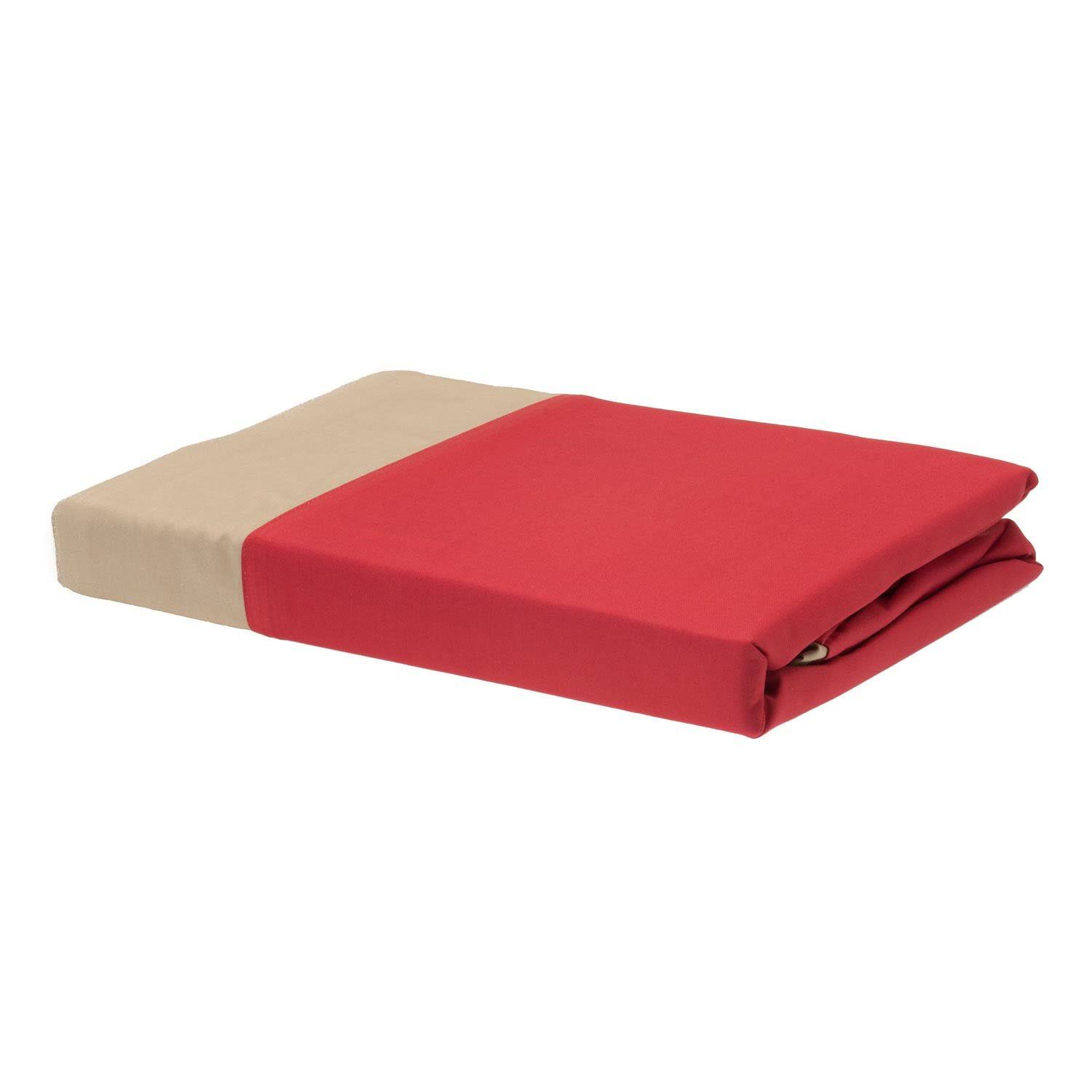 Bamboo Duvet COVER, Champagne/Cayenne, King