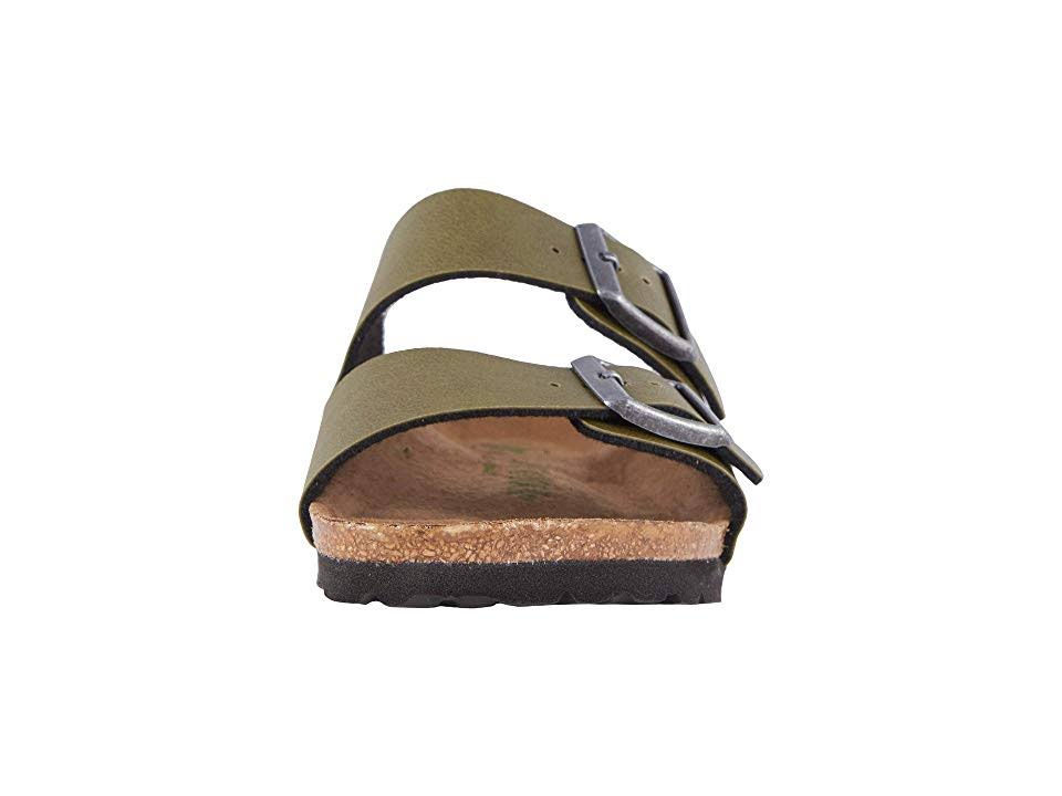 Birkenstock Arizona Vegan Olive Pull Up Birko-Flor / 40 / Narrow