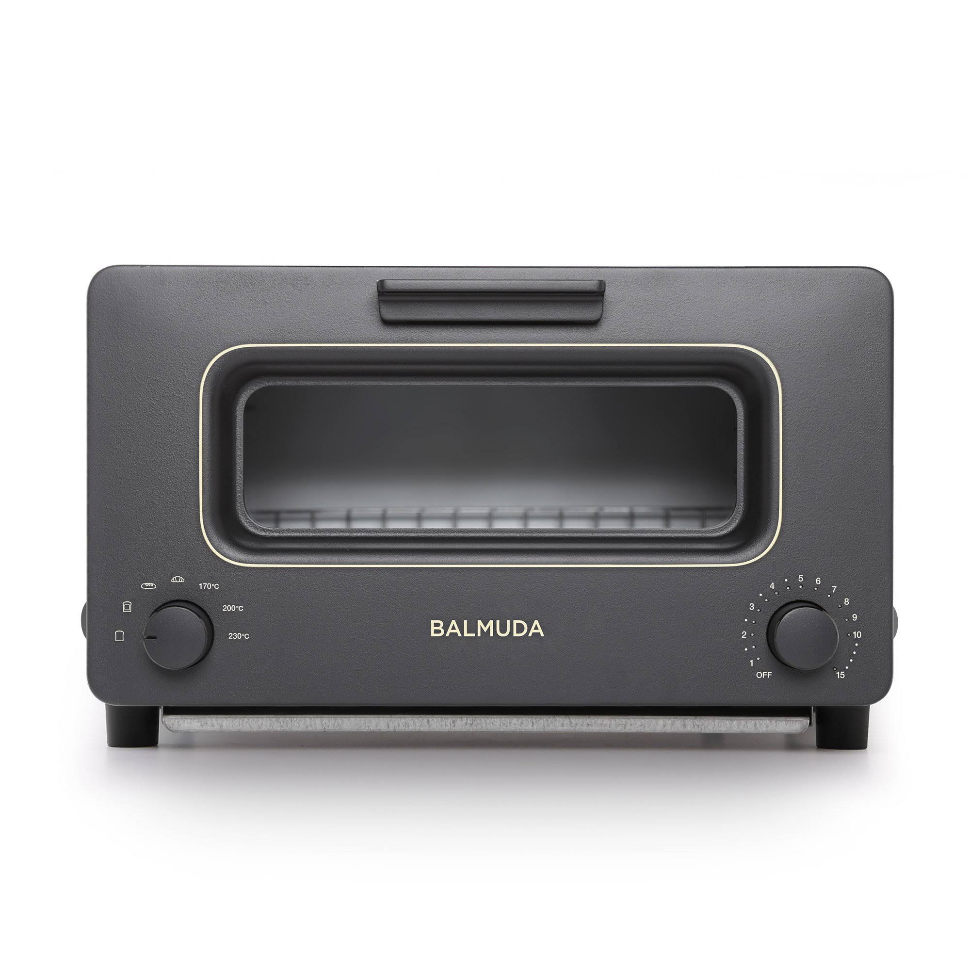 BALMUDA Steam Oven Toaster The Toaster K01E-KG Black Color Japan New