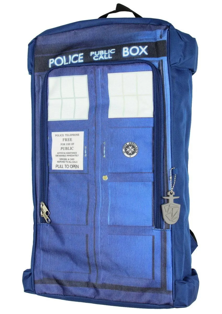 Bioworld Dr. Who Tardis Zipper Backpack