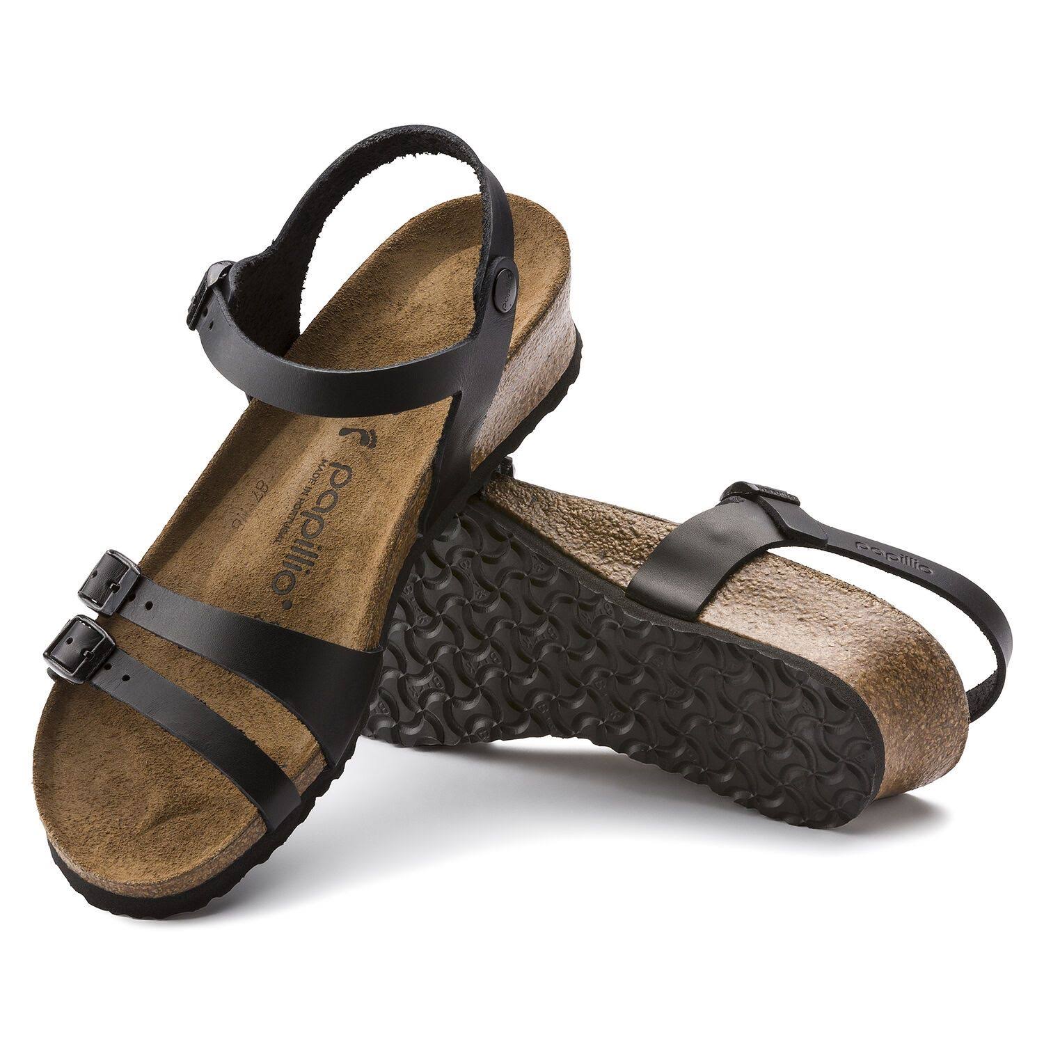 Birkenstock Women's Lana (38 Narrow Black Leather)