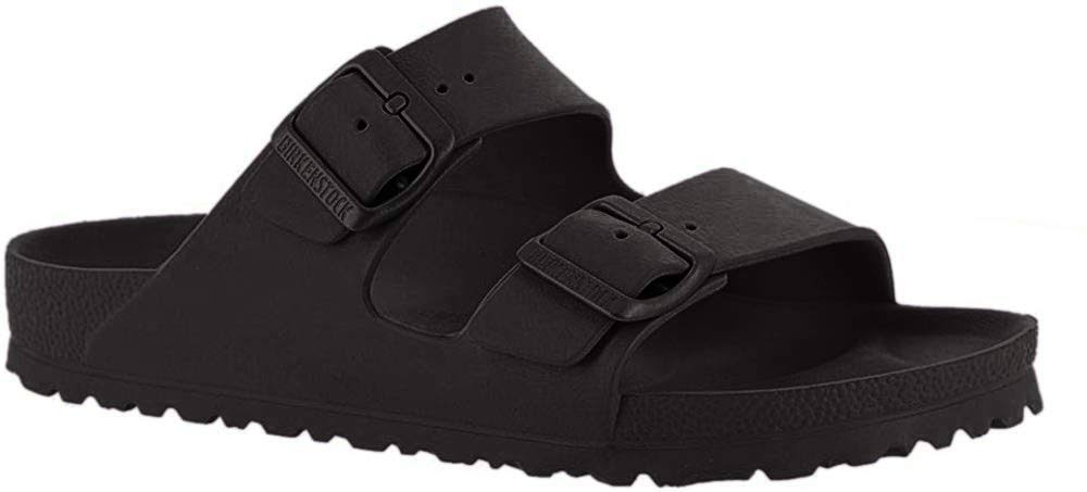 Birkenstock Unisex Arizona Essentials Eva Sandals - Narrow (Black, 37 Narrow)
