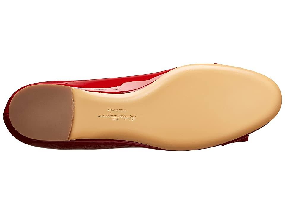 Salvatore Ferragamo Varina Ballet Flat Red 8