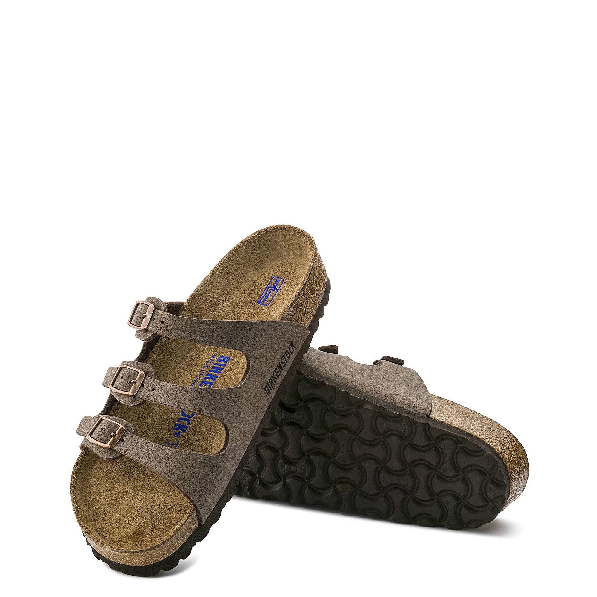 Birkenstock Women's Florida Soft Footbed Sandals (Mocha) - Size 11.0 M