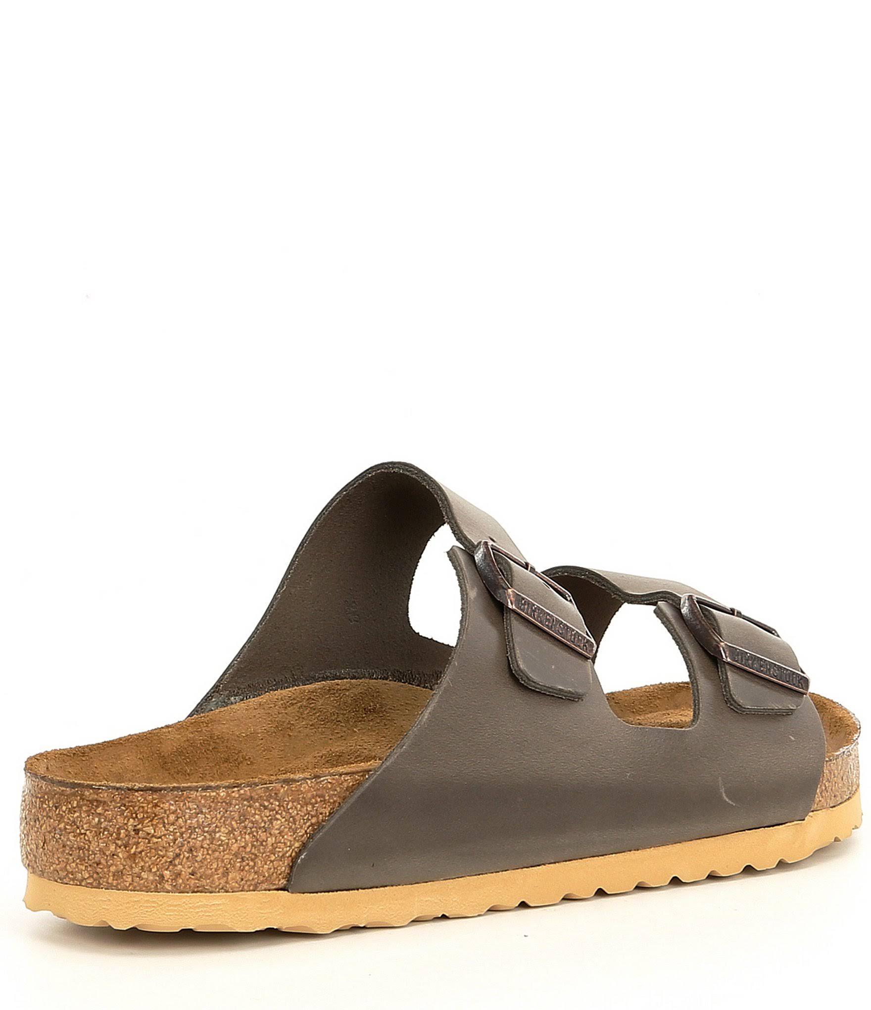 Birkenstock Arizona Soft Footbed Sandal - 42 - Brown Amalfi Leather