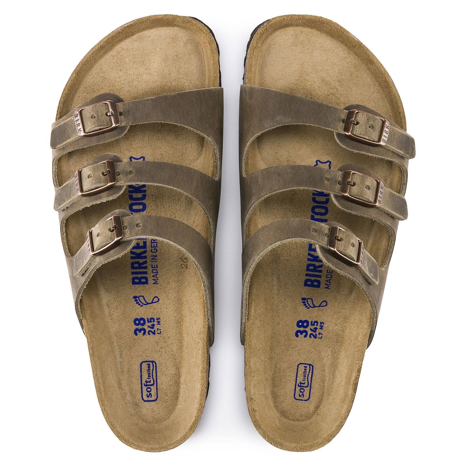 Birkenstock Women's Florida Soft Footbed Oiled Leather Sandals