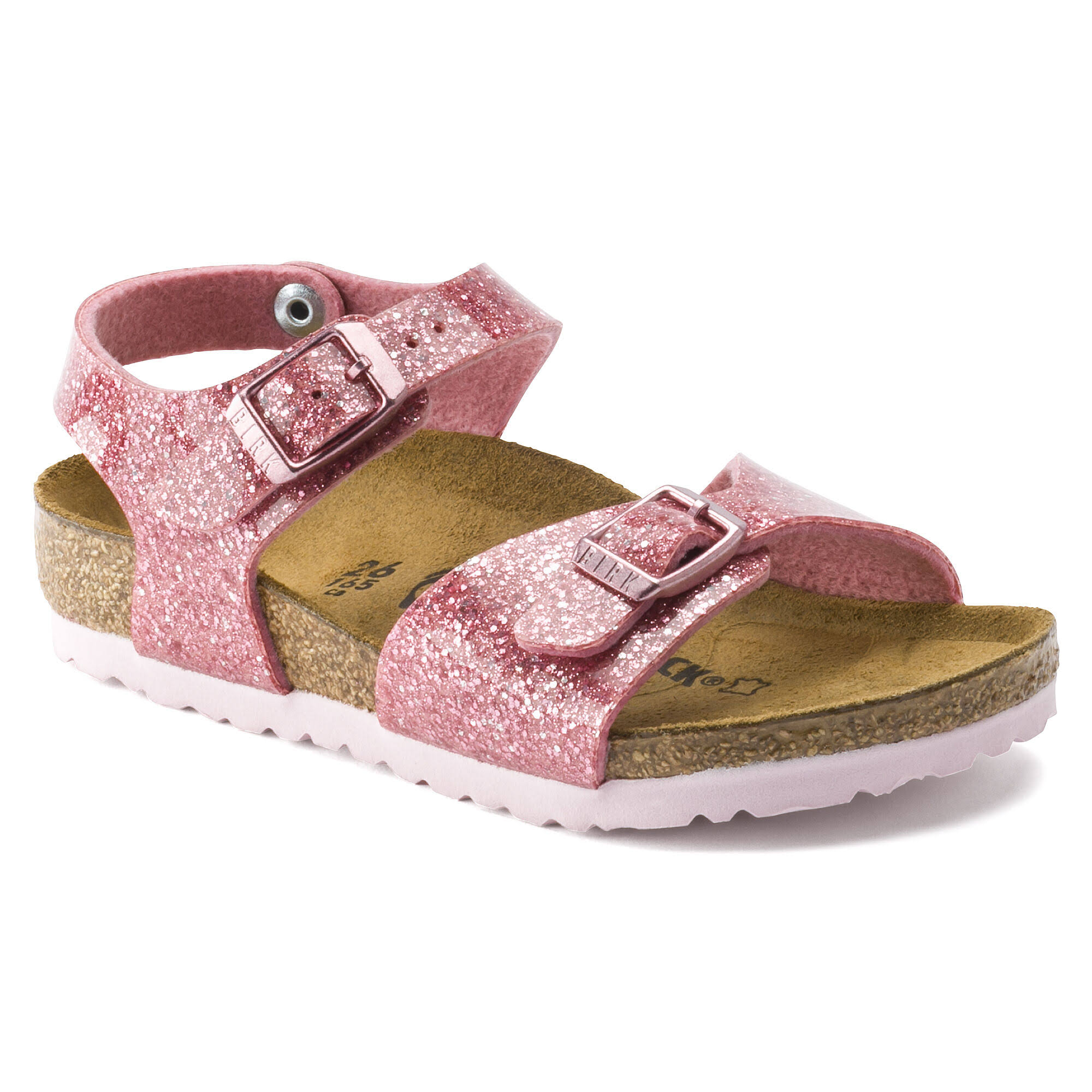 Birkenstock Infant Rio Plain Kids Pink Birko-Flor Strap Sandals