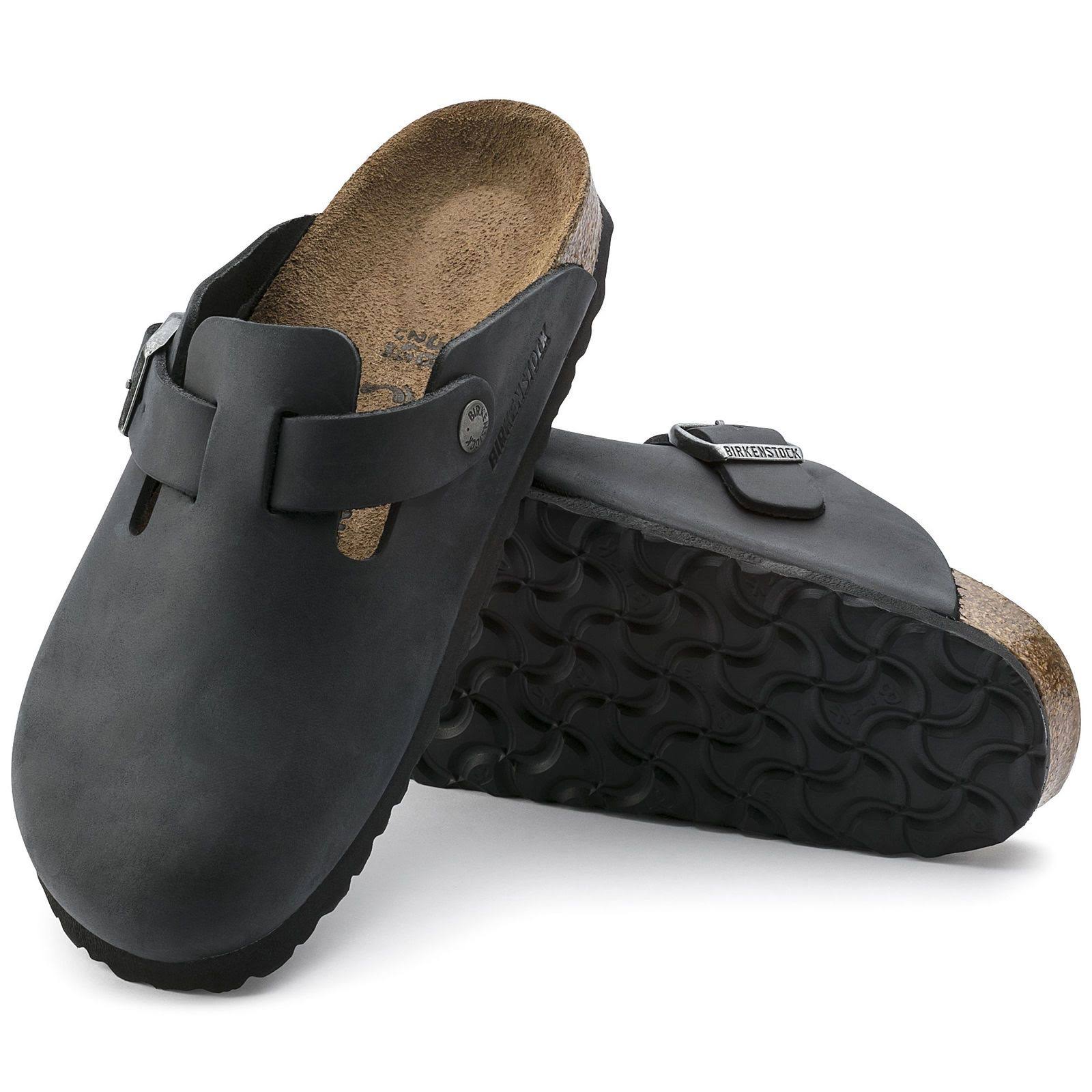 Birkenstock Boston Oiled Leather Black / 40