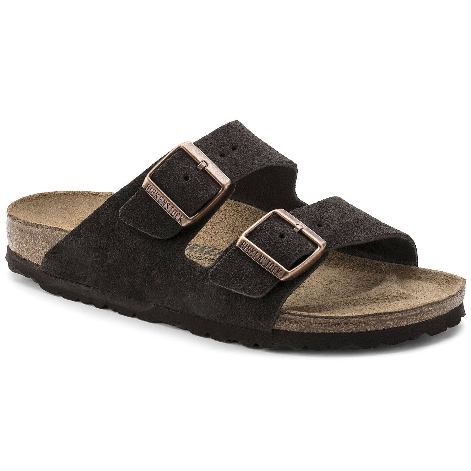 Birkenstock Unisex Arizona, Mocha Suede, 40