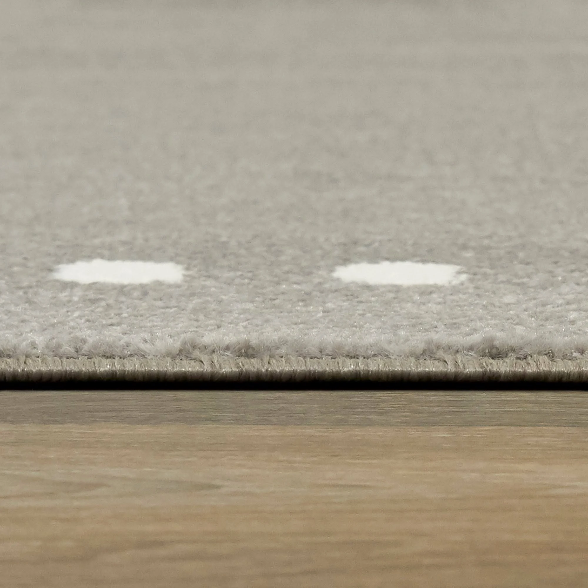 Balta Fontaine Grey 5 ft. x 7 ft. Dot Border Area Rug